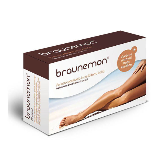 Braunemon za porjavitev, 30 kapsul