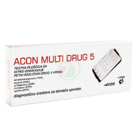 PictureAbugnost multi drug 5 urinski test, 1 test