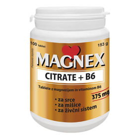 PictureMagnex 375 mg + B6 CITRAT, 100 tablet ali AKCIJA