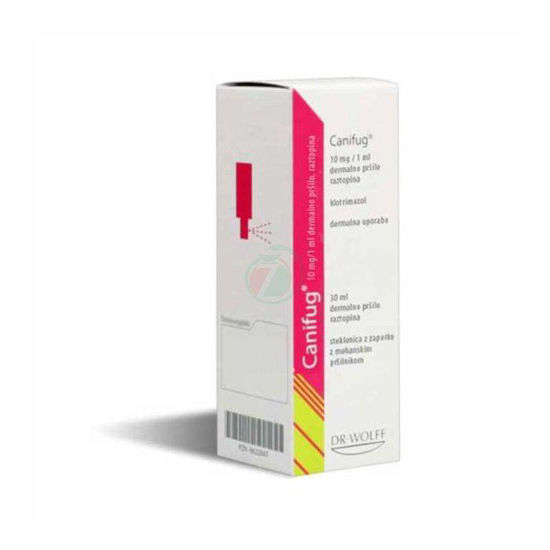 Canifug 10 mg/1 mL dermalno pršilo, 30 mL