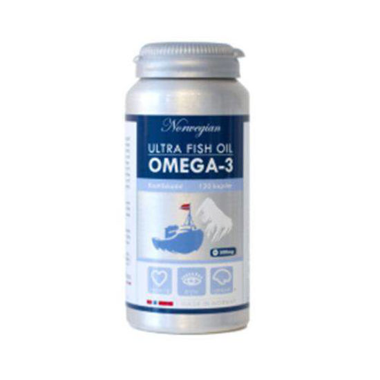 Norwegian Ultra Omega-3 ribje olje, 120 kapsul