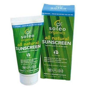 PictureSoleo Organics krema za sončenje z ZF 30+