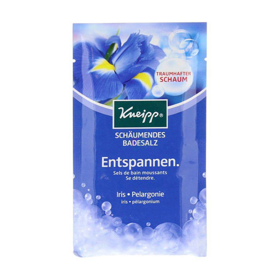 Kneipp sol za penečo kopel Sprosti se perunika in pelargonija, 80 g