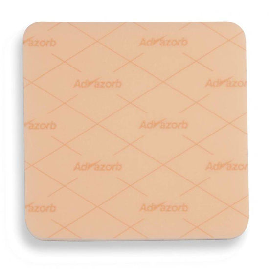 Advazorb Silfix obloga iz hidrofilne pene in silikona 7.5x7.5 cm, 10 oblog