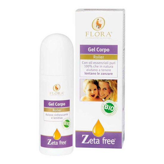 Flora Zeta Free roller gel za telo, 50 mL