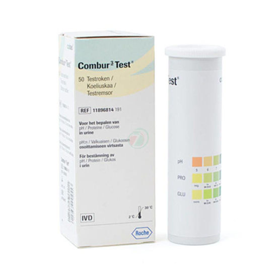 Combur 3 urinski testni trak, 50 trakov