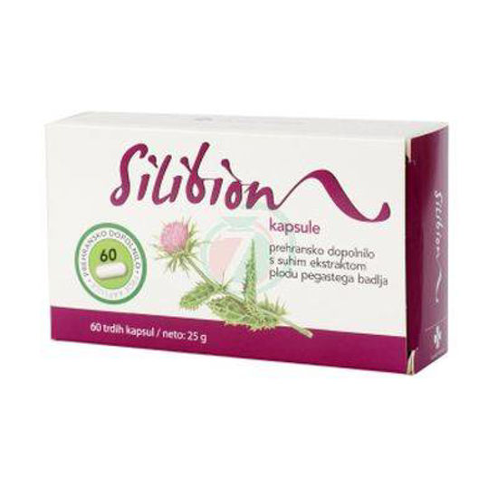 Silibion prehransko dopolnilo s pegastim badljem, 60 kapsul