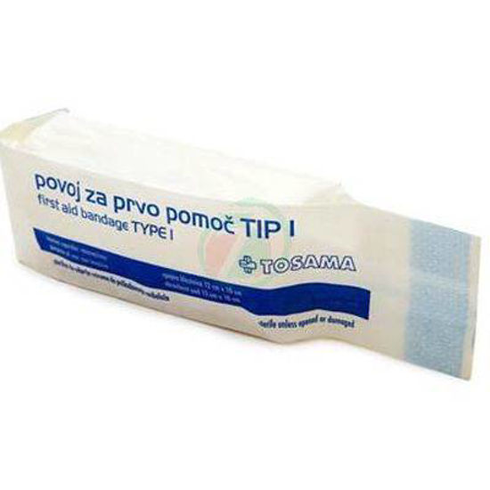 Tosama povoj za prvo pomoč tip I, 1 povoj