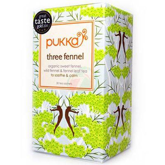 Pukka three fennel organski čaj s komarčkom, 20 vrečk