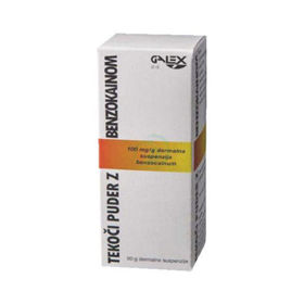 Slika Galex 10% tekoči puder z benzokainom, 60 g