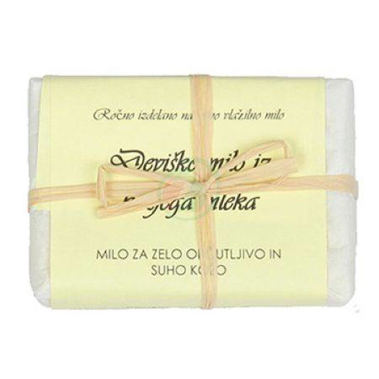 Bela Milina deviško milo iz kozjega mleka, 100 g