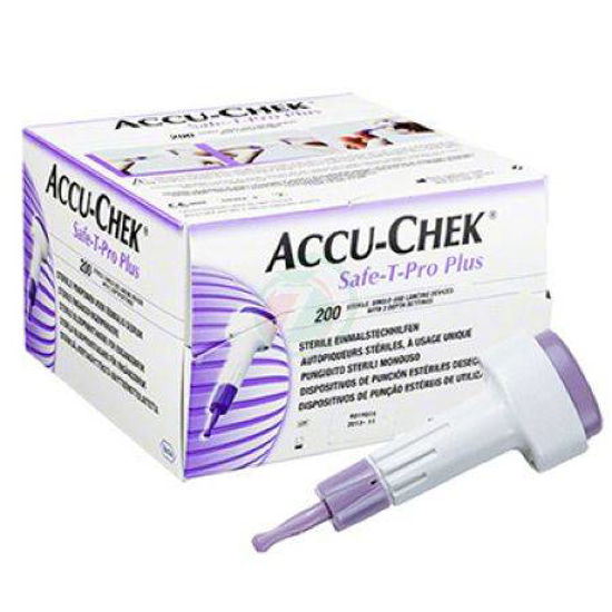 Accu-Chek Safe-T-Pro Plus, 200 lancet