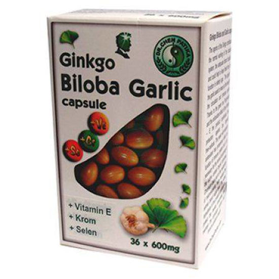 Ginko Biloba in česen kapsule, 40 kapsul