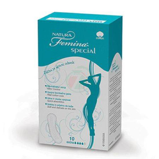 Natura Femina Extra vložki, 10 vložkov