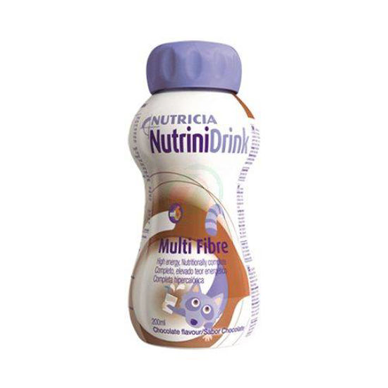 NutriniDrink Multi Fibre z okusom čokolade, 200 mL