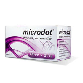 PictureMicrodot Droplet IG 6 mm 31 G igla za mehanski injektor, 100 igel