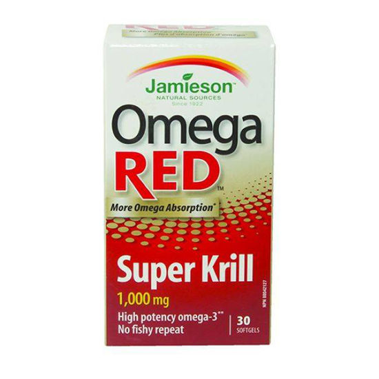Jamieson OmegaRED Super krilovo olje, 30 kapsul
