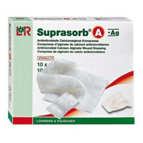 PictureSuprasorb A + Ag obloge velikosti 10 x 10 cm, 10 oblog