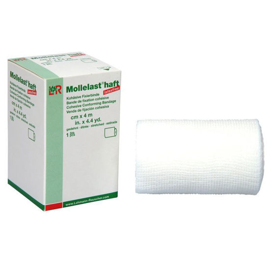 Mollelast haft kohezivni pritrdilni povoj 6 cm x 4 m, 20 kom.