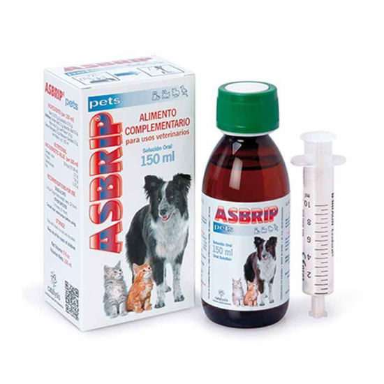 Asbrip Pets sirup za pse in mačke, 150 ali 12x30 mL