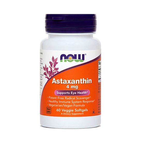 Now astaksantin 4 mg, 60 softgel kapsul