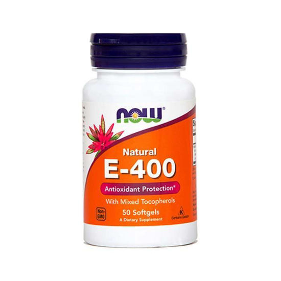 Now E-400 vitamin E, 50 kapsul