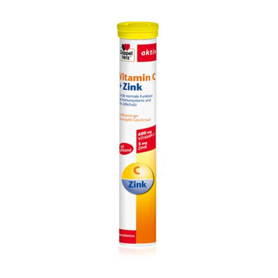 Doppelherz Aktiv Vitamin C + Cink, 15 šumečih tablet