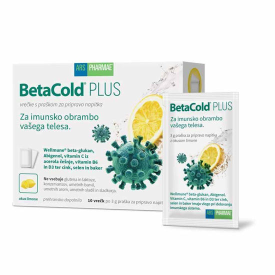 BetaCold PLUS prašek za imunsko obrambo, 10 vrečic