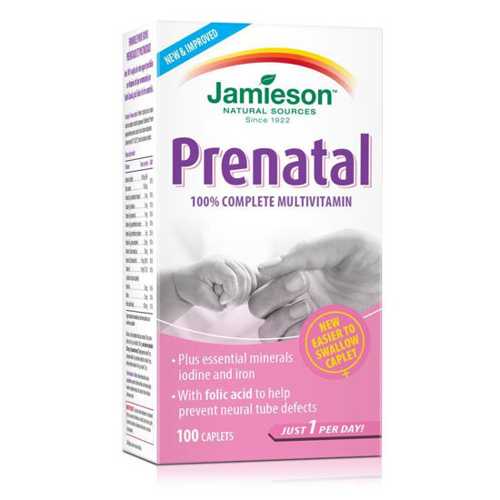 Jamieson Prenatal naravni multivitamini, 100 tablet