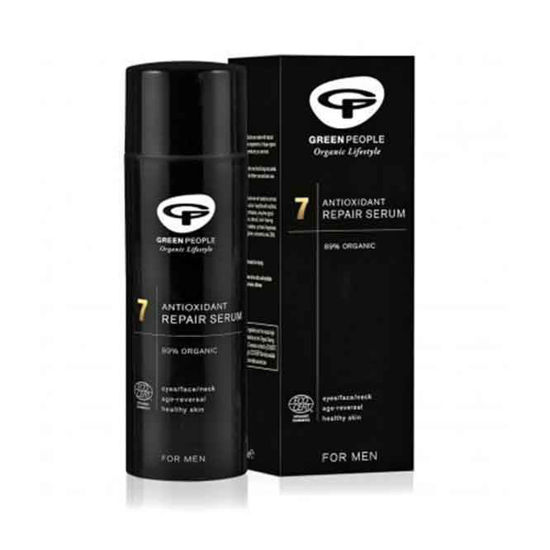 Green People pomlajevalni bio serum za obraz za moške, 50 mL