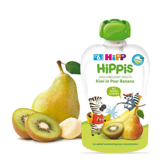 Hipp Hippis sadno veselje hruške, banane in kivi, 100 g