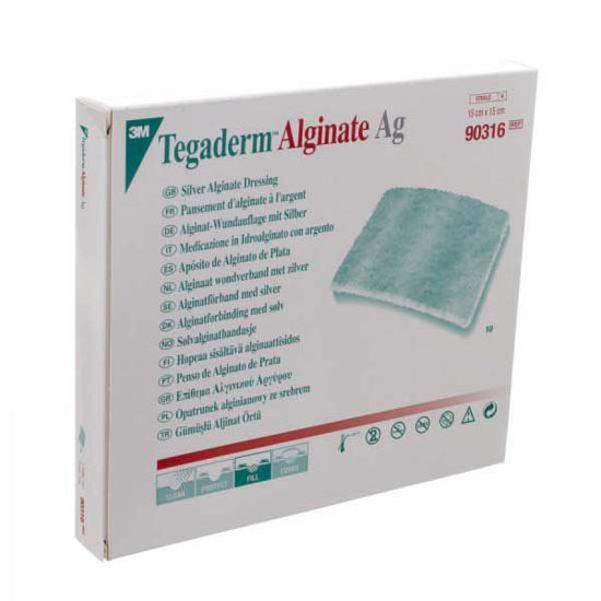 Tegaderm Alginat Ag obloga, 10x10 cm, 10 oblog