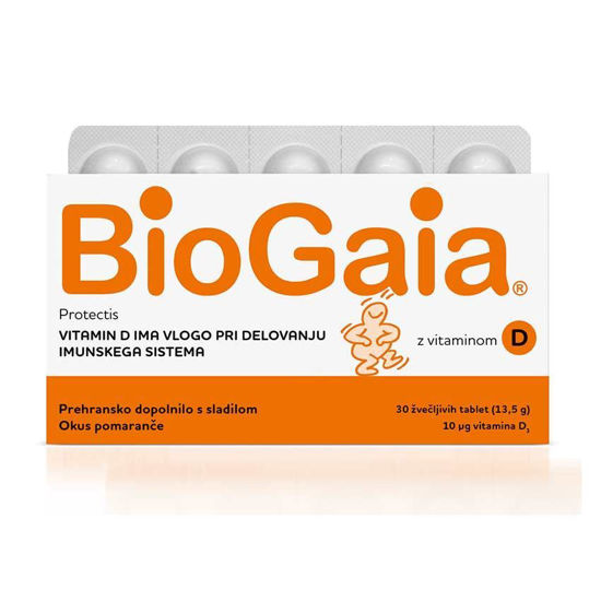 BioGaia ProTectis D3 mikroorganizmi, 30 tablet