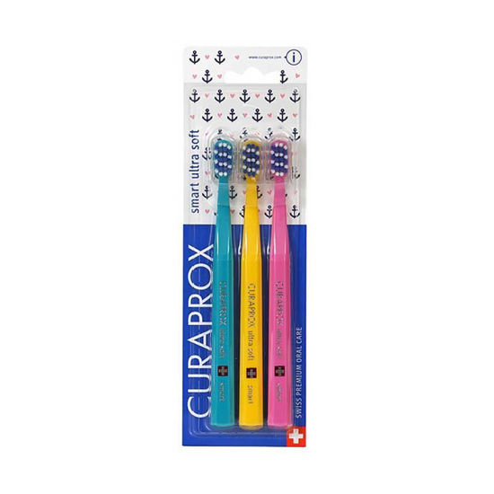 Curaprox CS Smart - 7600 ščetin Limited Edition, 3 ščetke