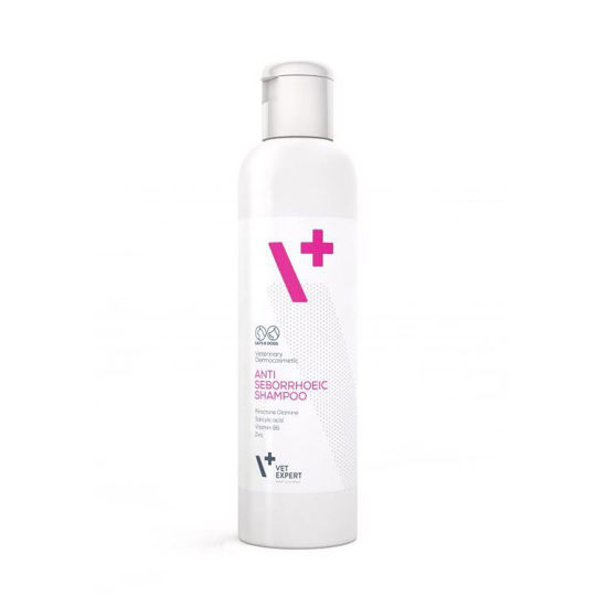 AntiSeborrheic šampon za pse in mačke, 250 mL