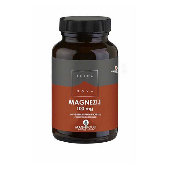 TerraNova Magnezij 100 mg kompleks, 50 ali 100 kapsul