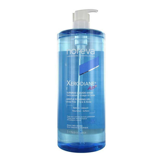 Noreva Xerodiane AP+ blagi peneči gel za tuširanje, 1 L