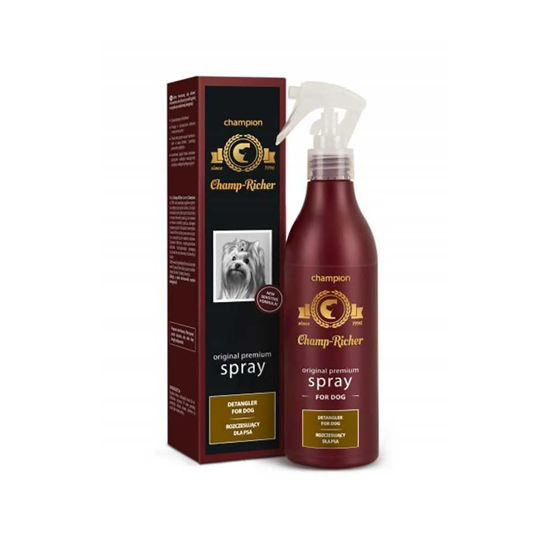 Champ-Richer sprej za svetlečo dlako za pse, 250 mL