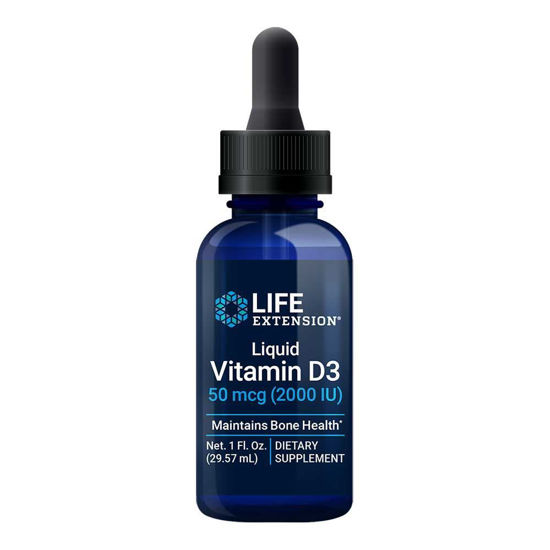 LifeExtension D3 2000 IE tekočina, 29.57 mL