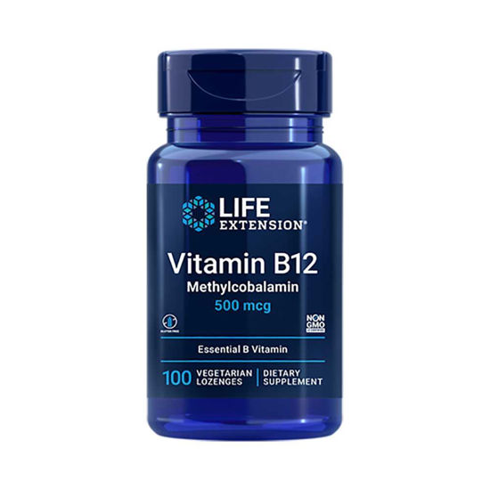 Life Extension B12 vitamin 500 mcg, 100 pastil