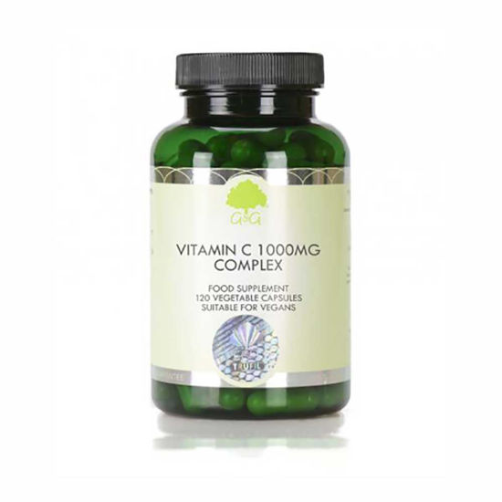 G&G Vitamins vitamin C 1000 mg kompleks, 120 vegetarianskih kapsul