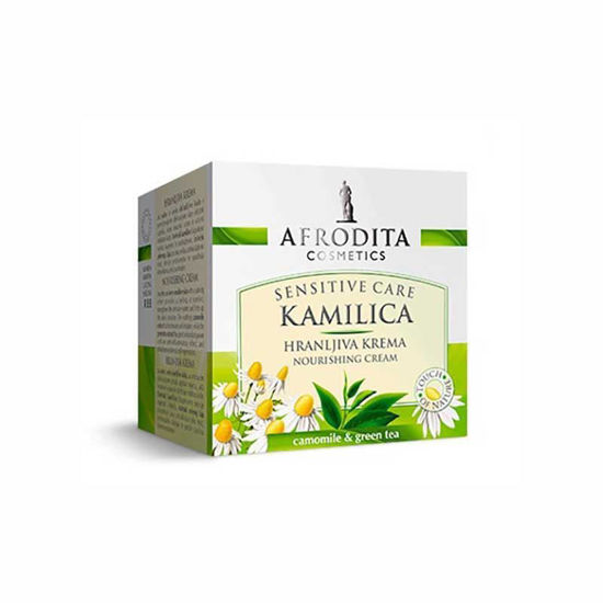 Afrodita Kamilica Sensitive hranljiva krema, 50 mL