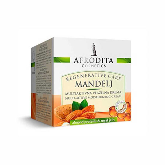 Afrodita mandelj multiaktivna vlažilna krema, 50 mL