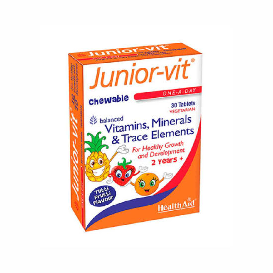 Health-Aid Junior-Vit vitamini in minerali, 30 tablet
