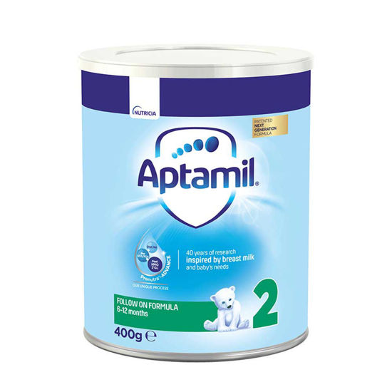 Aptamil 2 nadaljevalno mleko, 400 g (1+1 GRATIS)