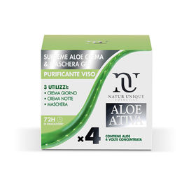 PictureNatur Unique Aloe Attiva Supreme čistilna krema & maska gel obraz, 100 mL