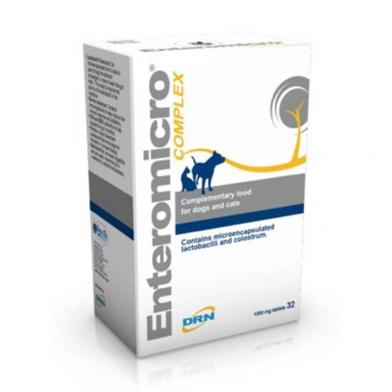 Enteromicro Complex za pse in mačke, 32 tablet