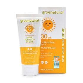 Prikaži podrobnosti za GreeNatural naravno mleko za sončenje ZF30, 100 mL Slika GreeNatural naravno mleko za sončenje ZF30, 100 mL