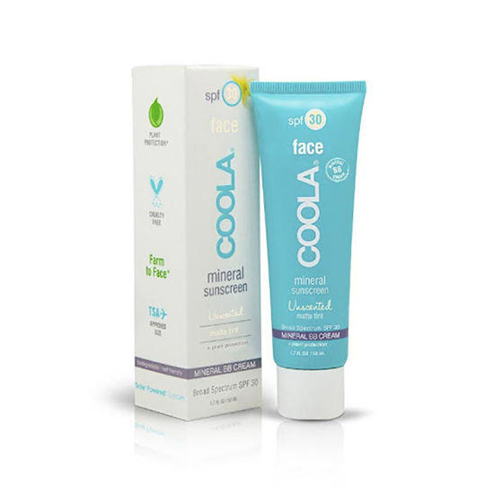 Coola mineralna zaščita obraz ZF 30 obarvana, 50 mL