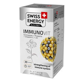 PictureSwiss Energy Immunovit - odpornost, 30 kapsul